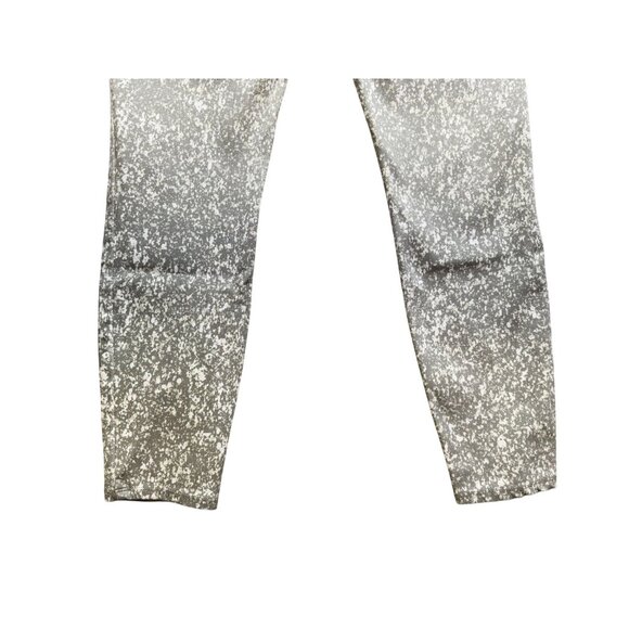 Spanx Womens Patterned Leggings Medium Gray & White Comfortable Stretch Fit - Picture 14 of 14